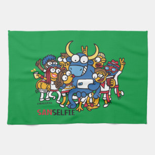 Sanselfie Tea Towel