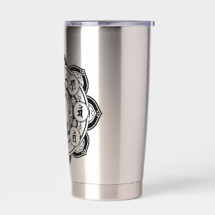 Sanskrit Mandala Insulated Tumbler