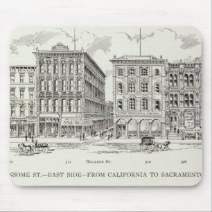 Sansome East side California and Sacramento Mouse Mat