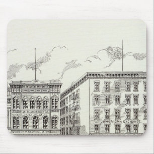 Sansome West side California and Sacramento Mouse Mat