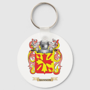 Sanson Coat of Arms (Family Crest) Key Ring