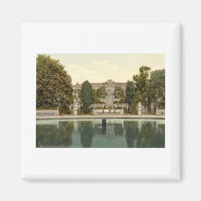 Sanssouci Palace, Potsdam, Berlin, Germany Magnet (Front)