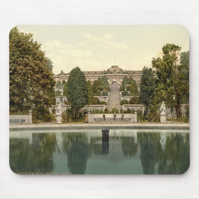 Sanssouci Palace, Potsdam, Berlin, Germany Mouse Mat (Front)