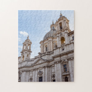 Sant Agnese Church in the Piazza Navona - Rome Jigsaw Puzzle