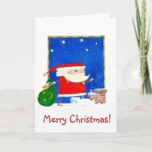 Sant Claus Christmas Card