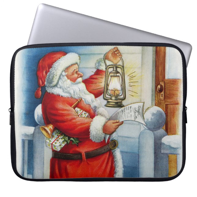 Santa 001 laptop sleeve (Front)