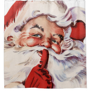 Santa 003 shower curtain