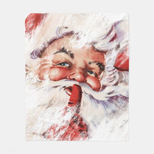 Santa 023 fleece blanket