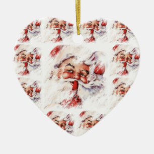 Santa 024 ceramic tree decoration