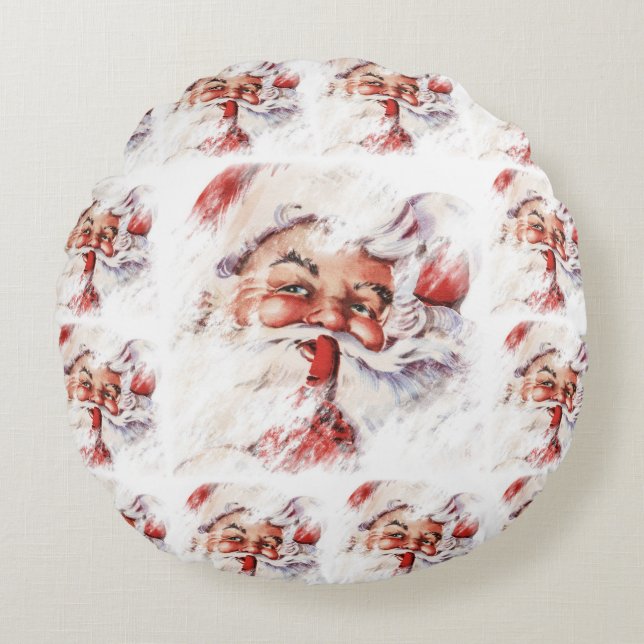 Santa 024 round cushion (Front)