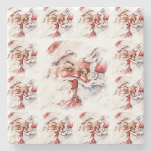 Santa 024 stone coaster