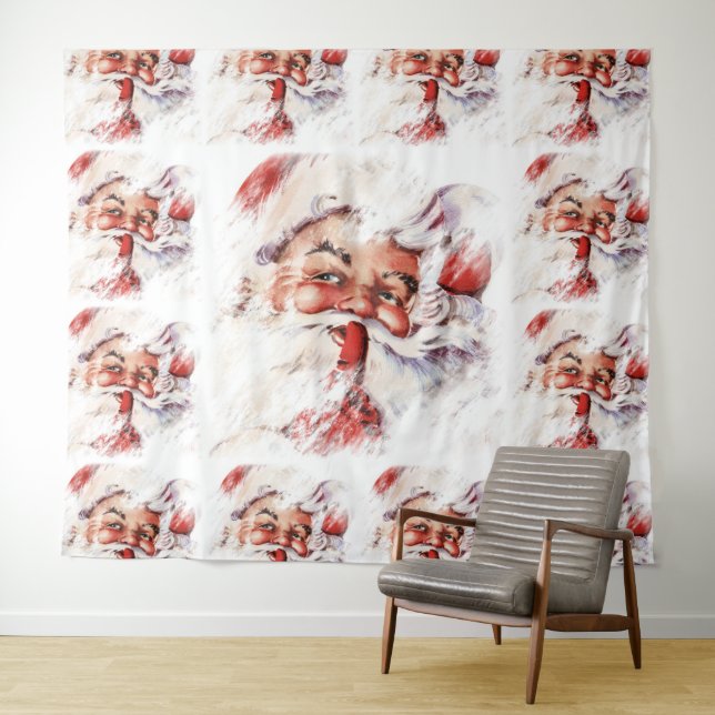 Santa 024 tapestry (In Situ (Horizontal))