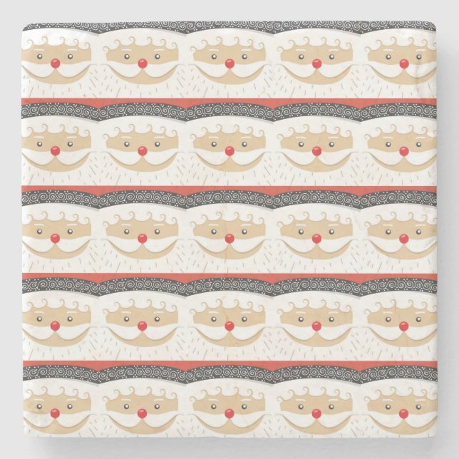 Santa 026 stone coaster (Front)