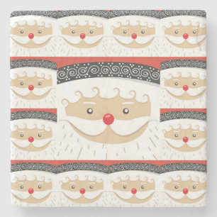 Santa 027 stone coaster