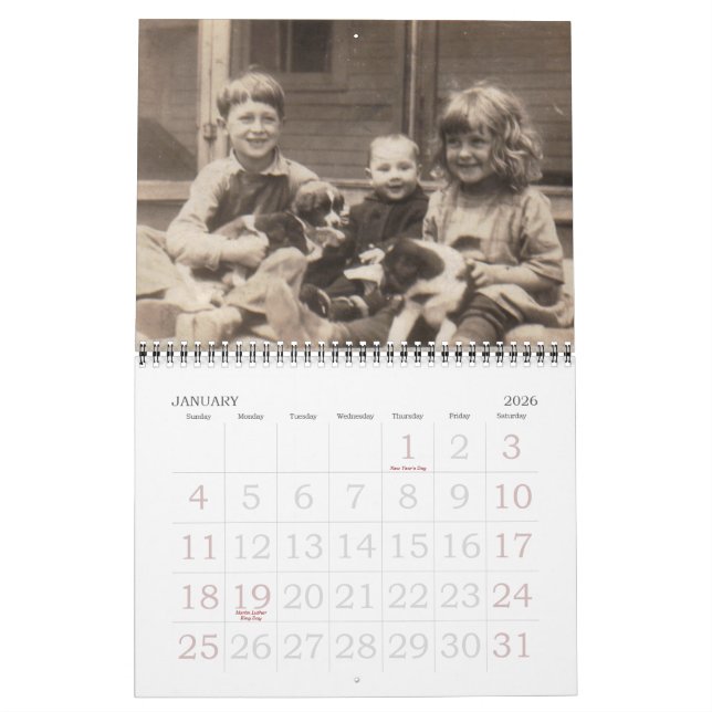 santa 1, Happy Holidays!, 2007 Calendar (Jan 2026)