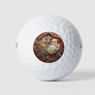 Santa 3D Golf Balls