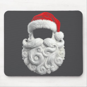 Santa 67 6 7 Six Seven Beard Cool Realistic Mouse Mat