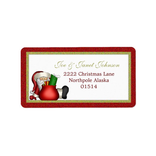Santa Address Label (Front)