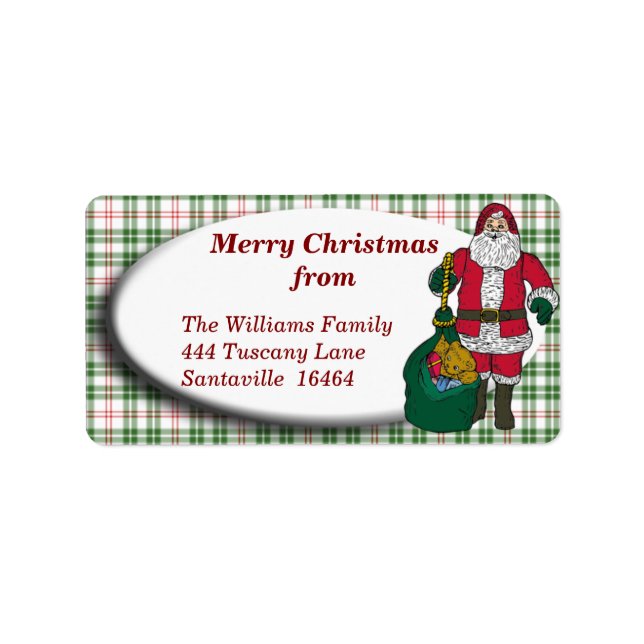 Santa Address Label 2 (Front)