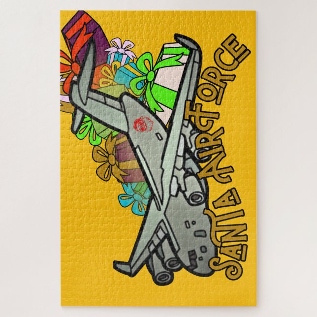 Santa, Air Force, Army Jigsaw Puzzle (Vertical)