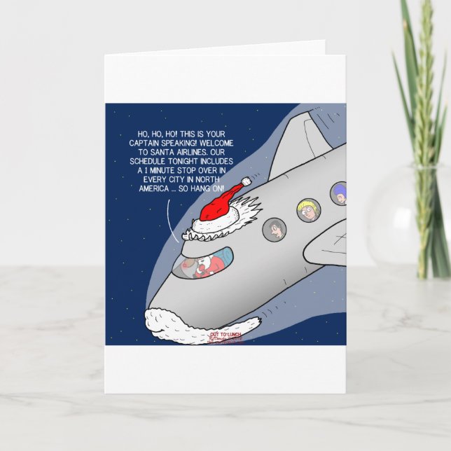 Santa Airlines Holiday Card (Front)