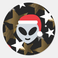 santa alien emoji