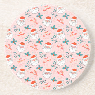 Santa all over print Joyful Greetings collection Coaster
