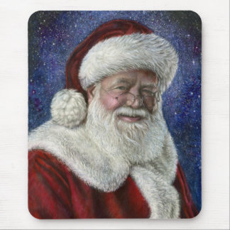 Santa amongst the Stars Mouse Mat