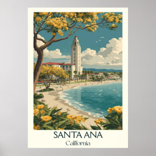 Santa Ana California Art Print Historic Mission
