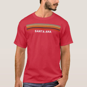 Santa Ana California CA US Cities of America Retro T-Shirt