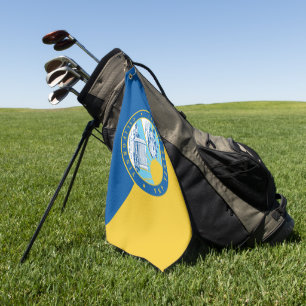 Santa Ana (California) city flag Golf Towel