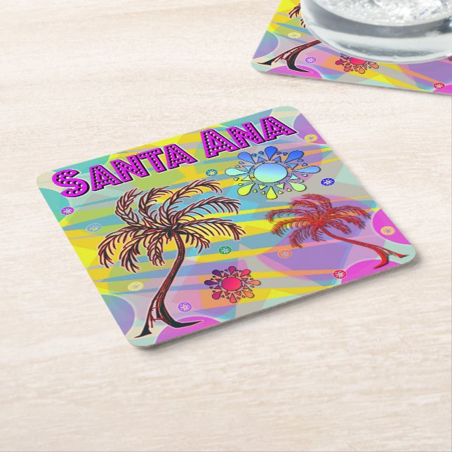 Santa Ana Happy and Hope Coaster (Angled)