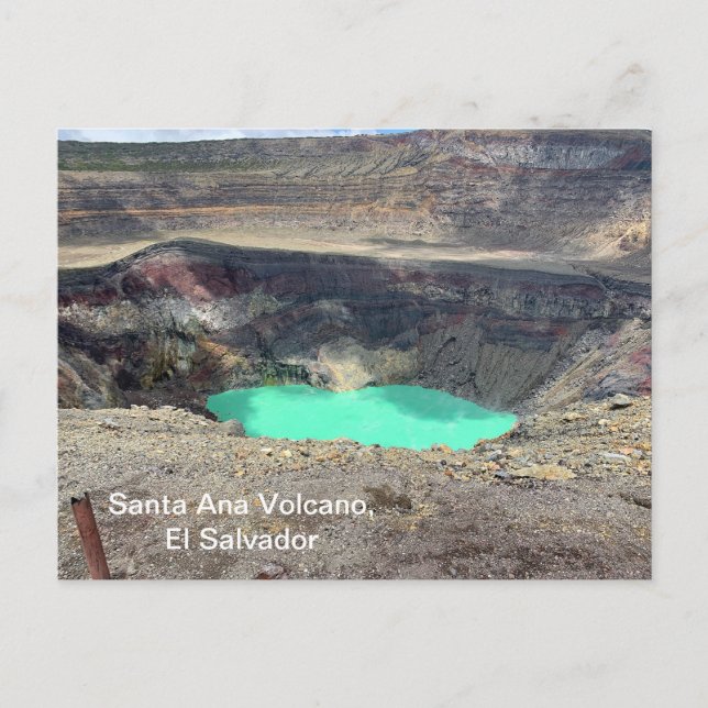 Santa Ana Volcano, El Salvador Postcard (Front)