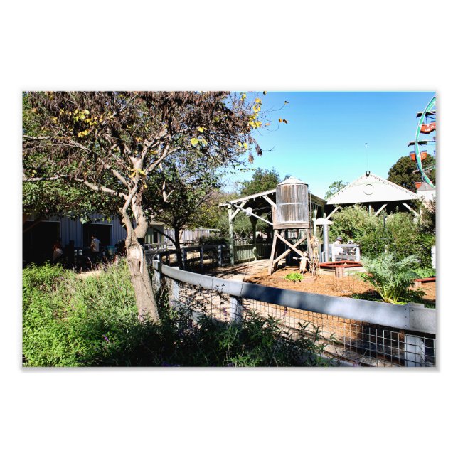 Santa Ana Zoo Photo Print (Front)