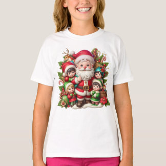 Santa and children T-Shirt