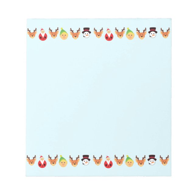 Santa and Friends Notepad (Front)