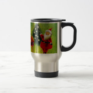 Santa and his Reindeer Travel Mug