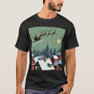 Santa and His Sleigh T-Shirt