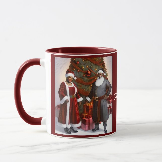 Santa And Mrs. Claus Mug (Left)