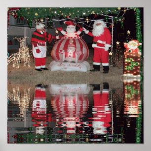 Santa and Mrs Claus Poster