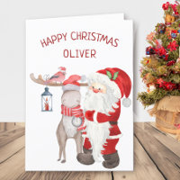 Santa and Reindeer Personalised Kids