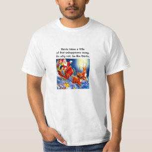 Santa And Reindeer T-Shirt