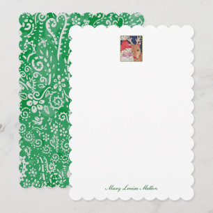 Santa and Rudolf Personalized Notes Invitation