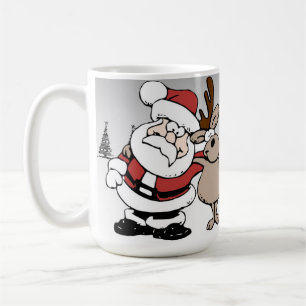 Santa and Rudolph the Red Nosed Reindeer Mug