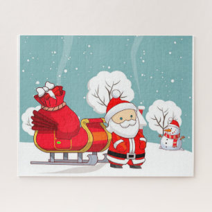 Santa and Sleigh Jigsaw Puzzle