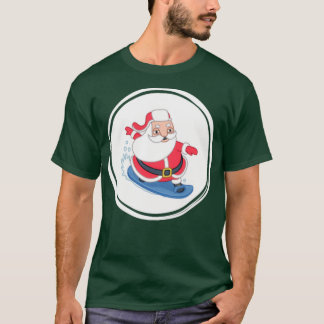 Santa and surfing T-Shirt