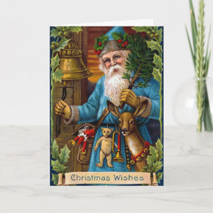 Santa and the Bell Holiday Card