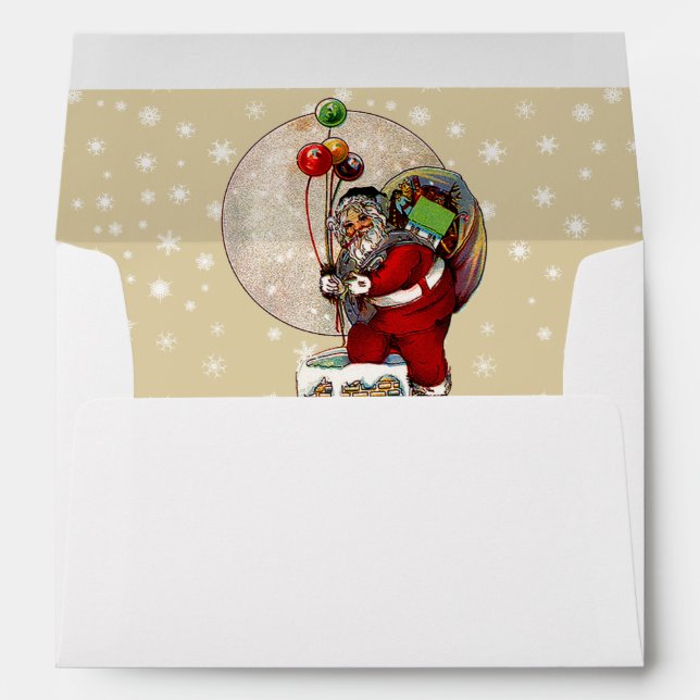 Santa and the Narrow Chimney Envelope (Back (Bottom))