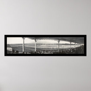 Santa Anita Race Track Photo 1908 Poster