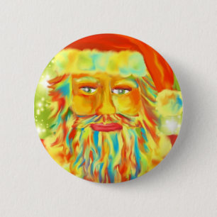 Santa Art Pin